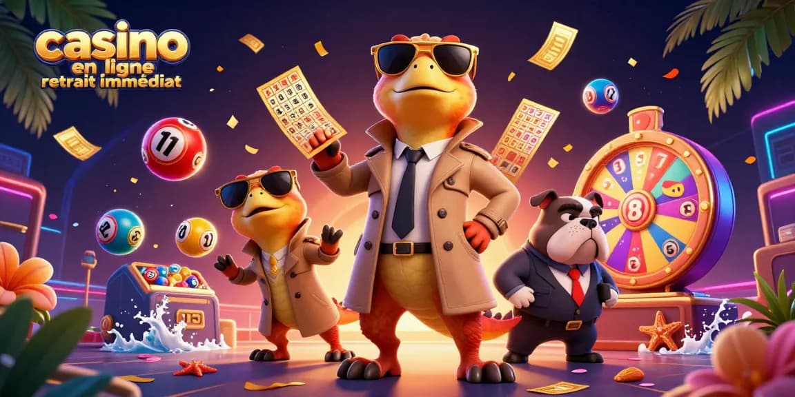 Gagnez avec le casino en ligne retrait immédiat, voyant les raptors en trench coat et le bulldog.