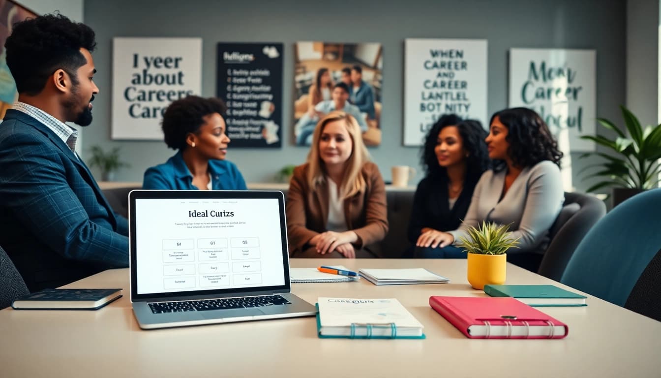Coaching individuals to uncover their Ideal Career in an inspiring office setting.