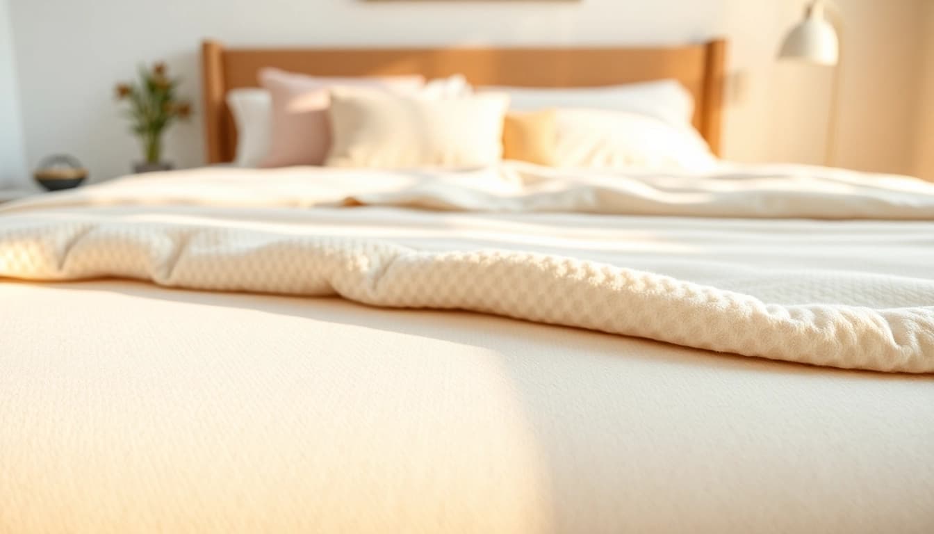 Goedkope molton matrasbeschermer die perfect aansluit op een prachtig bed.