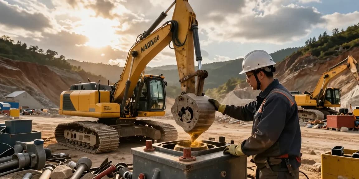 NAGA2000 gold mining tools used by a technician in a professional setting