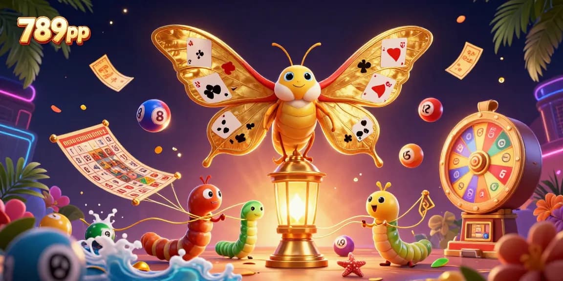 Experience winning moments at 789pp with a vibrant 3D casino scene and dynamic gaming elements.