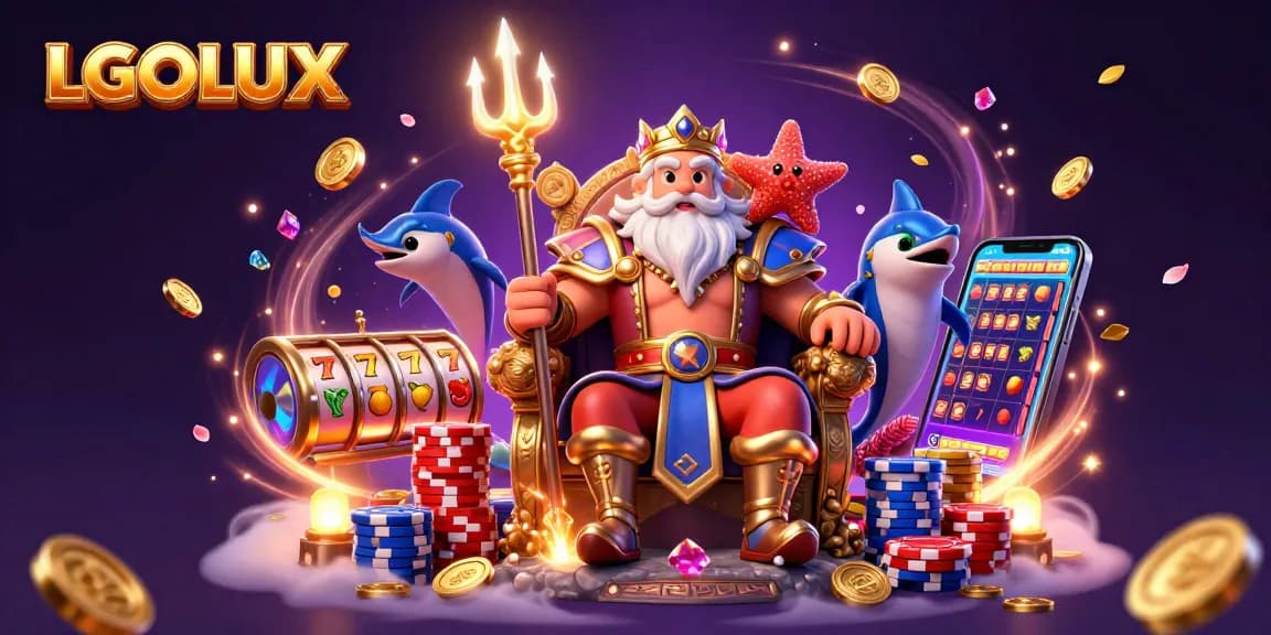 Win big with LGOLUX's vibrant depiction of slot gaming excitement and fantasy!
