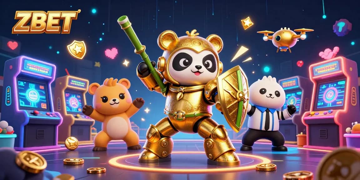 Engage in exciting gaming adventures with ZBET featuring dynamic characters and vibrant casino elements.