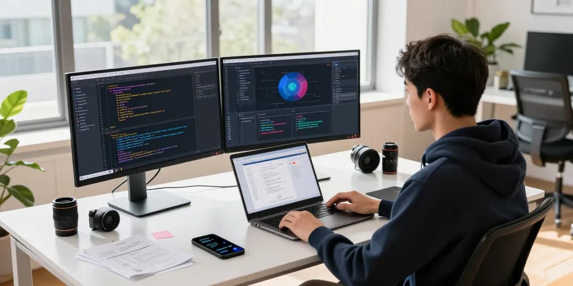 Build internal tools with AI using innovative software development workspace showcasing programming and seamless integrations.