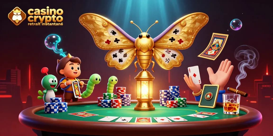 Retirez vos gains rapidement avec les casinos crypto à retrait instantané, admirez une scène fantastique de jeux de casino.