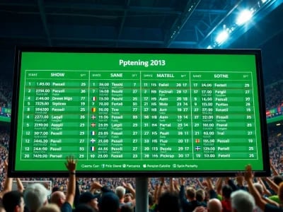 Jadwal bola: Panduan Lengkap Pertandingan dan Waktu