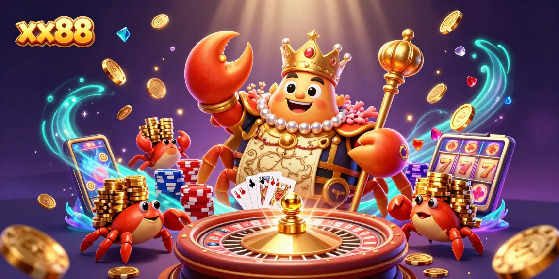 Experience the excitement of xx88's thrilling casino games with vibrant 3D action and sparkling gems!