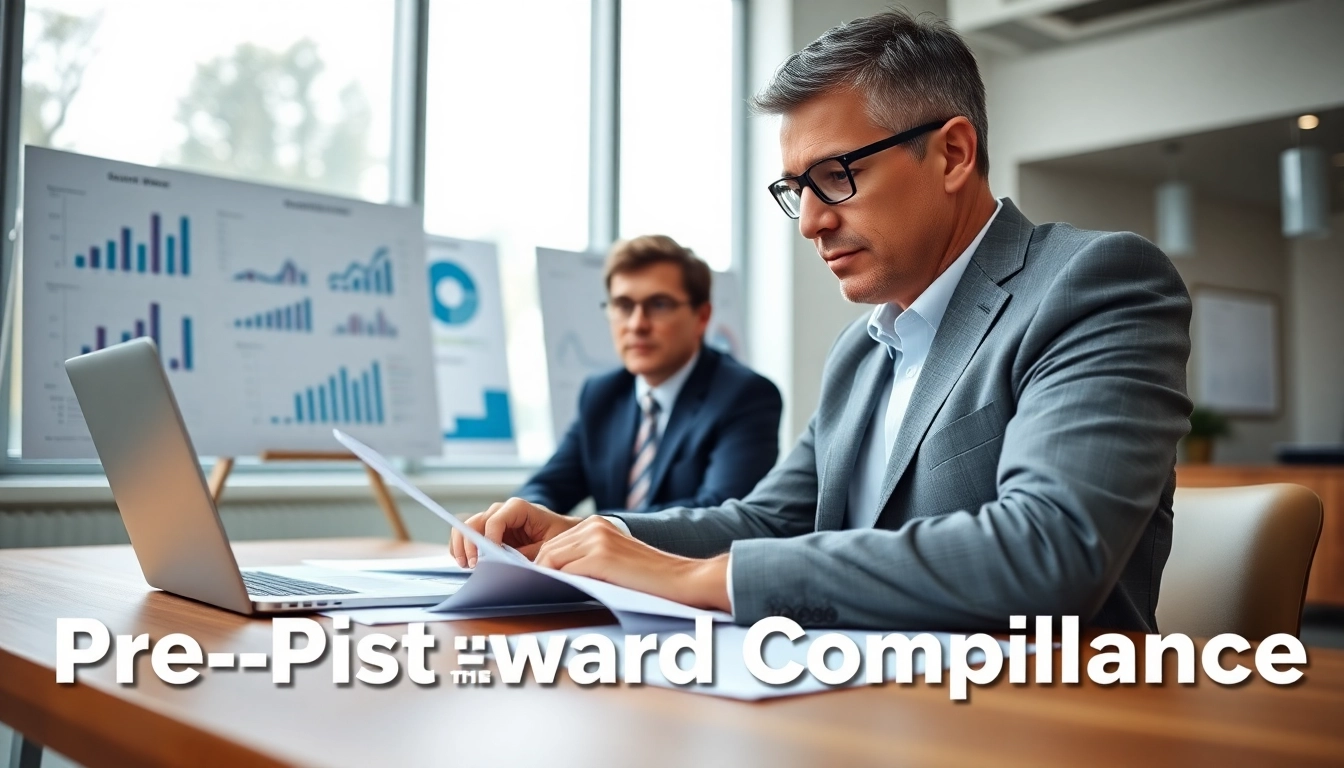 Ensure pre-post award compliance through professional consultation in a modern office.