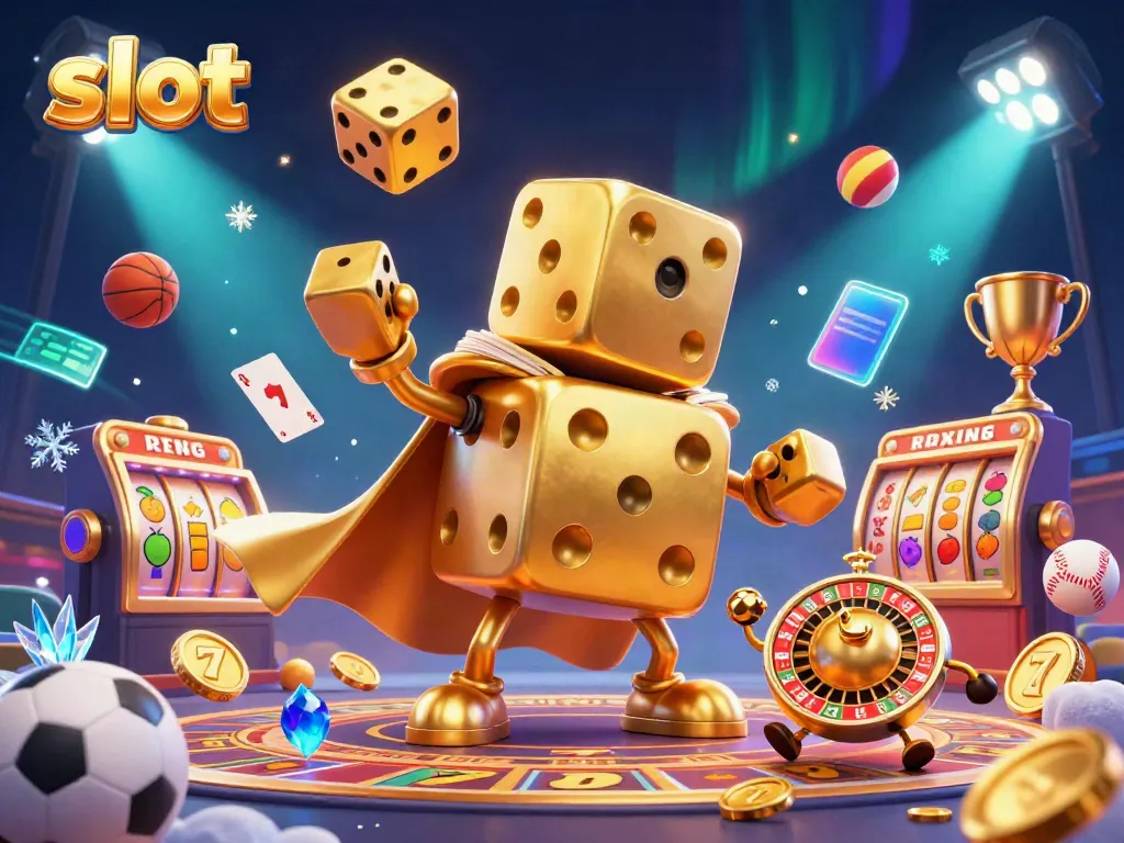 Spin the slot reels with lively 3D characters, vibrant colors, and jackpot excitement.