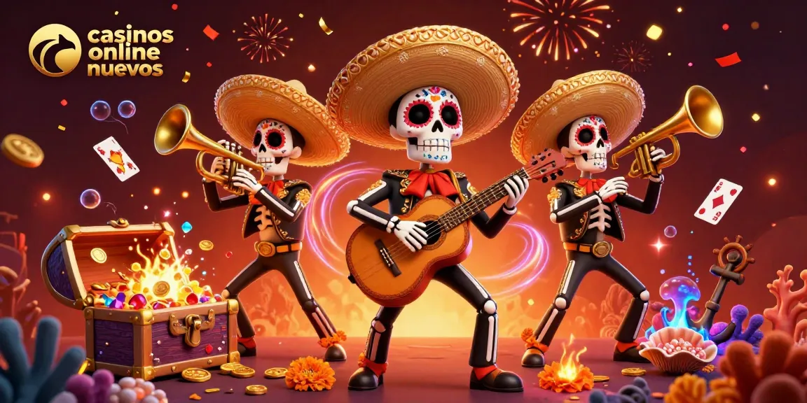 Disfruta de los casinos online nuevos con una fiesta vibrante llena de música y juegos.