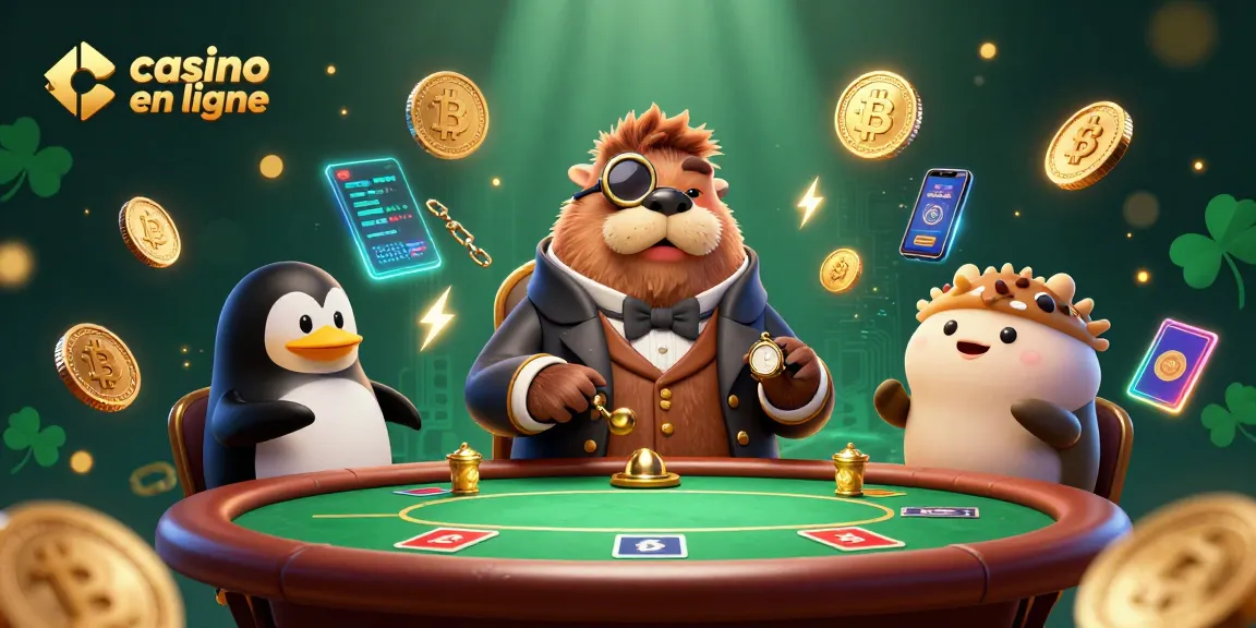 Découvrez les jeux passionnants de casino en ligne avec un phoque et un dealer sous-marin.
