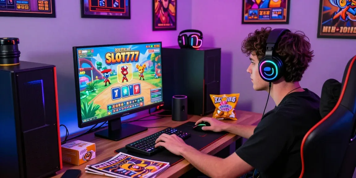 Interactive gaming experience with SLOT777 showcasing vibrant scene and excitement
