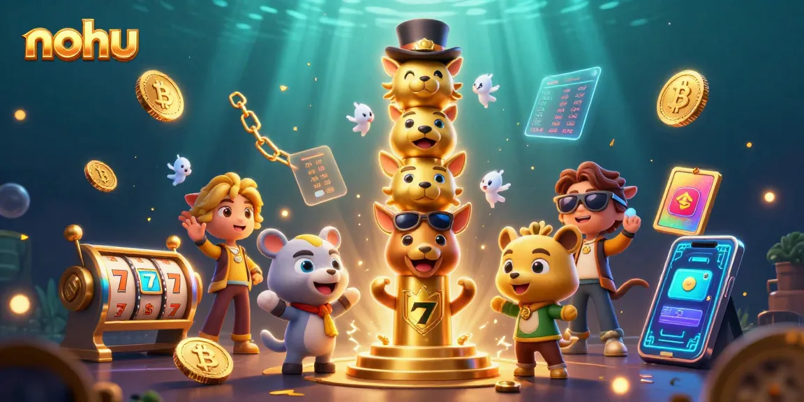 Nohu offers exciting slot game experiences with dynamic golden totem and crypto elements.