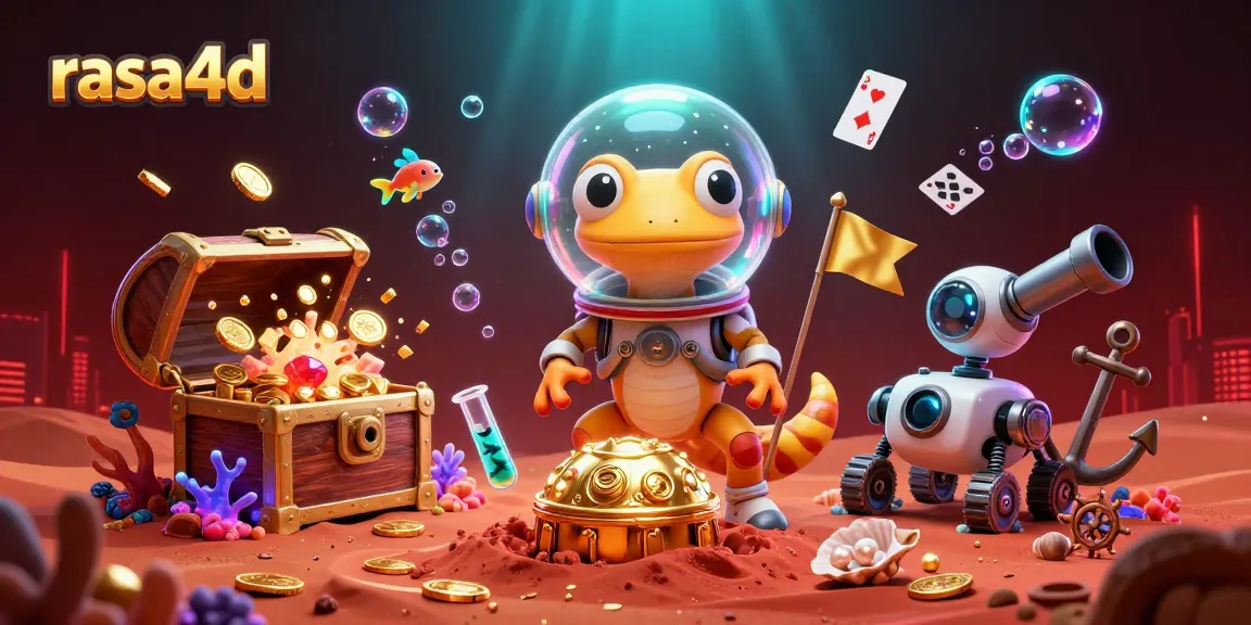 Rasa4d memberikan pengalaman kasino intergalaksi dengan gecko Mars dan peralatan canggih.