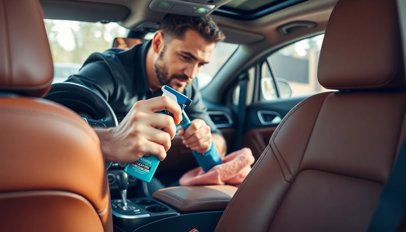 Using an interior car cleaner Canada to refresh the vehicle's interior with detailed cleaning techniques.