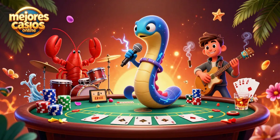 Sumérgete en los mejores casinos online mientras disfrutas de un espectáculo submarino de casino con una anguila DJ.