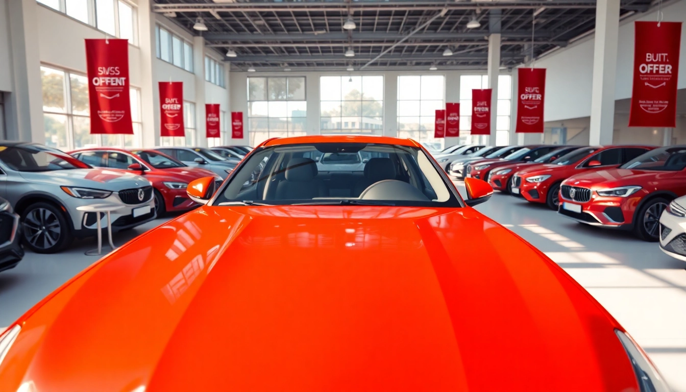 Explore diverse options to buy new car in a modern dealership atmosphere.