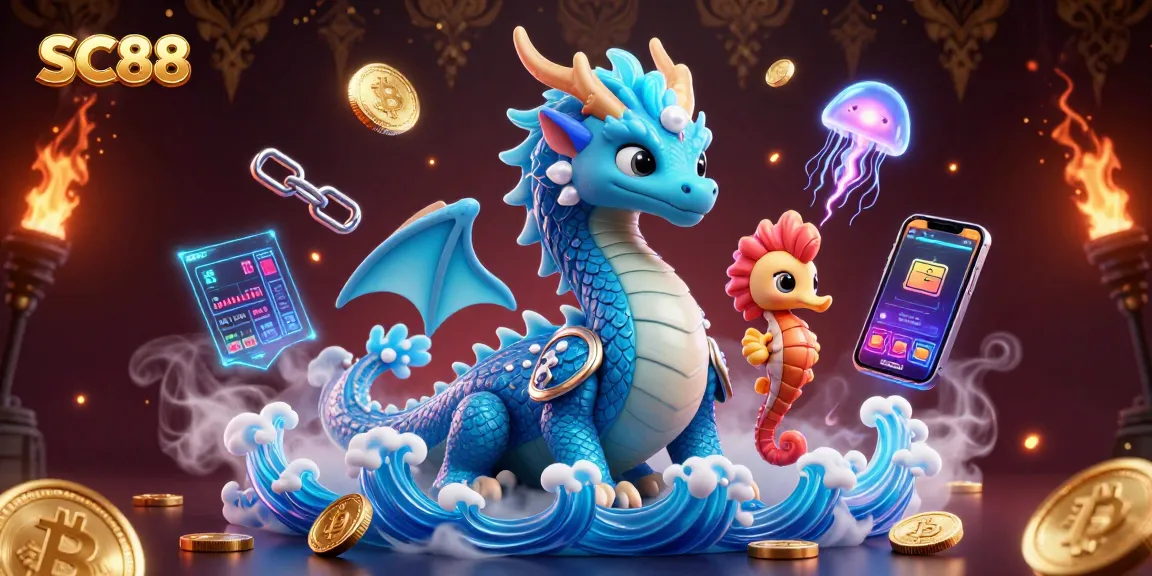 Engage in thrilling gaming at SC88, featuring vibrant characters and dynamic cryptocurrency elements.