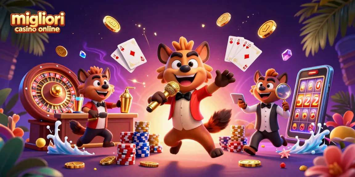 Scopri i migliori casino online con personaggi 3D divertenti e azioni emozionanti in un vivace club casinò.