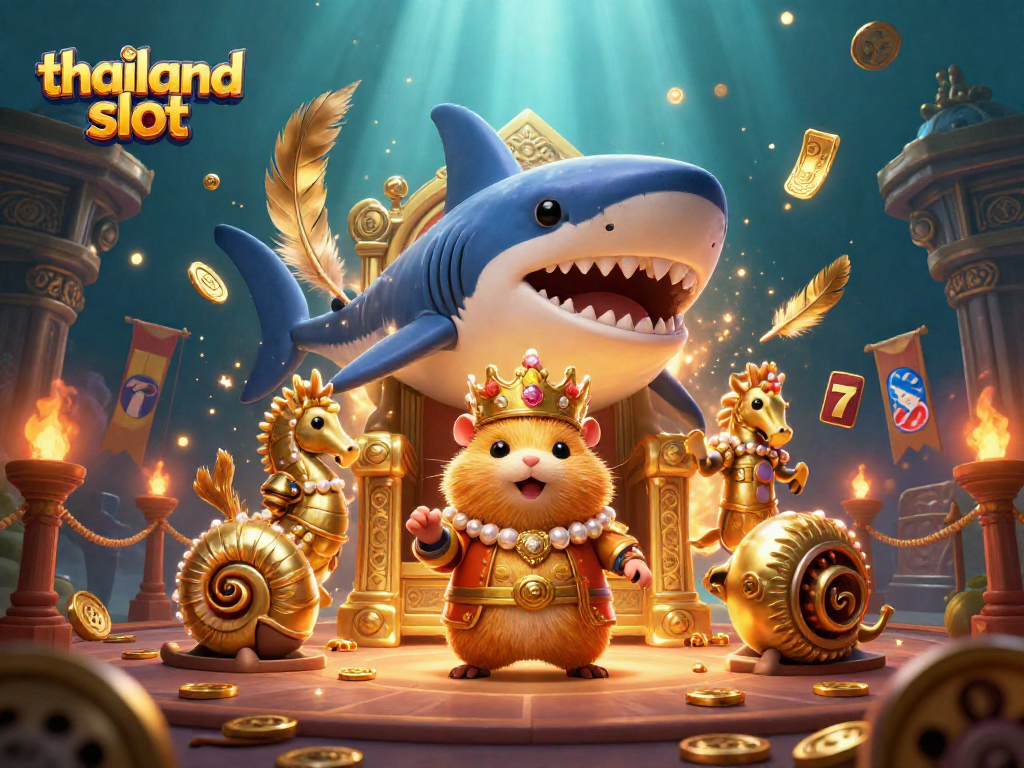 Experience thrilling action at thailand slot with a stunning illustration of unique casino characters.