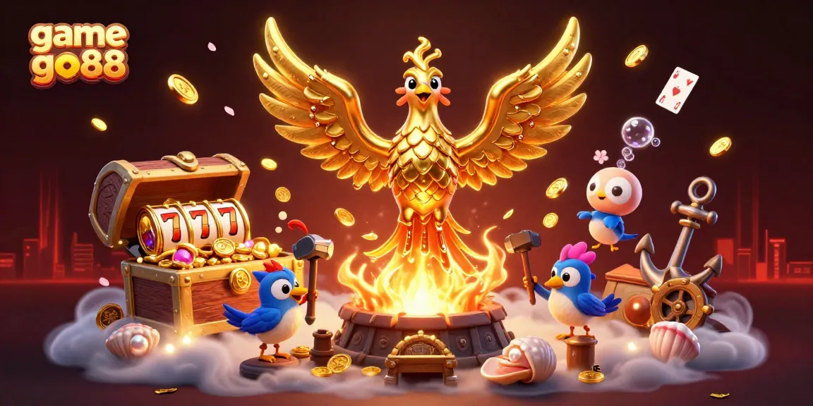 Engage in thrilling play with game go88 as a molten phoenix unleashes treasures and excitement.