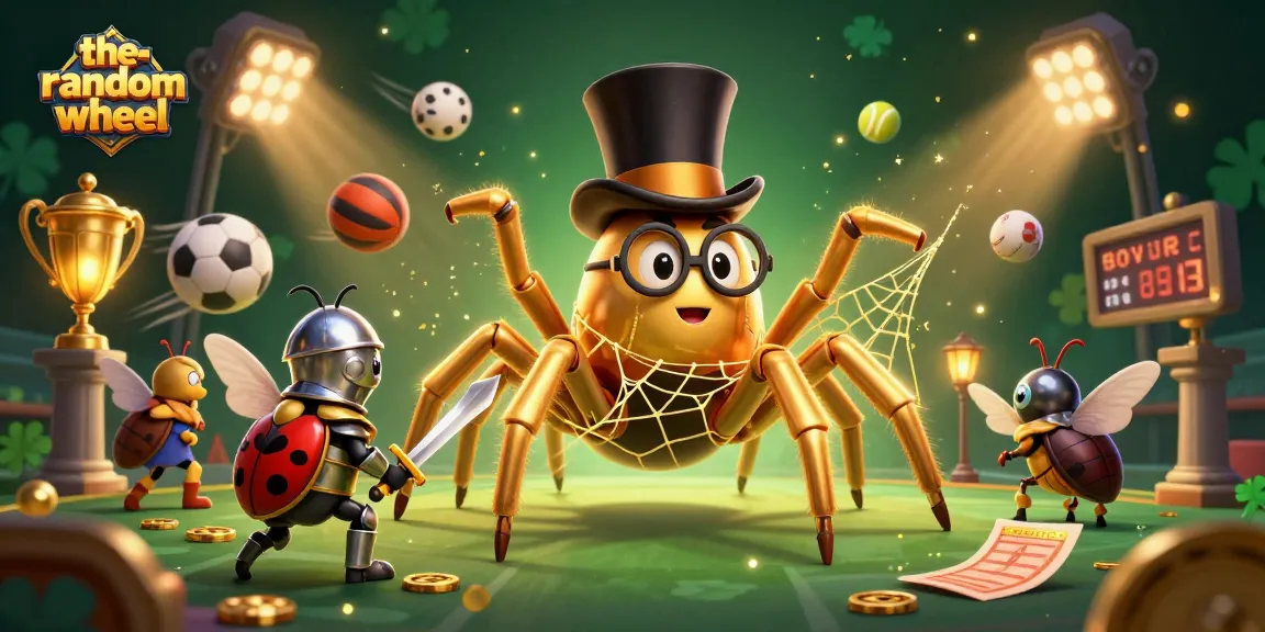 Spin the-random-wheel with thrilling casino elements in a vibrant, engaging scene.