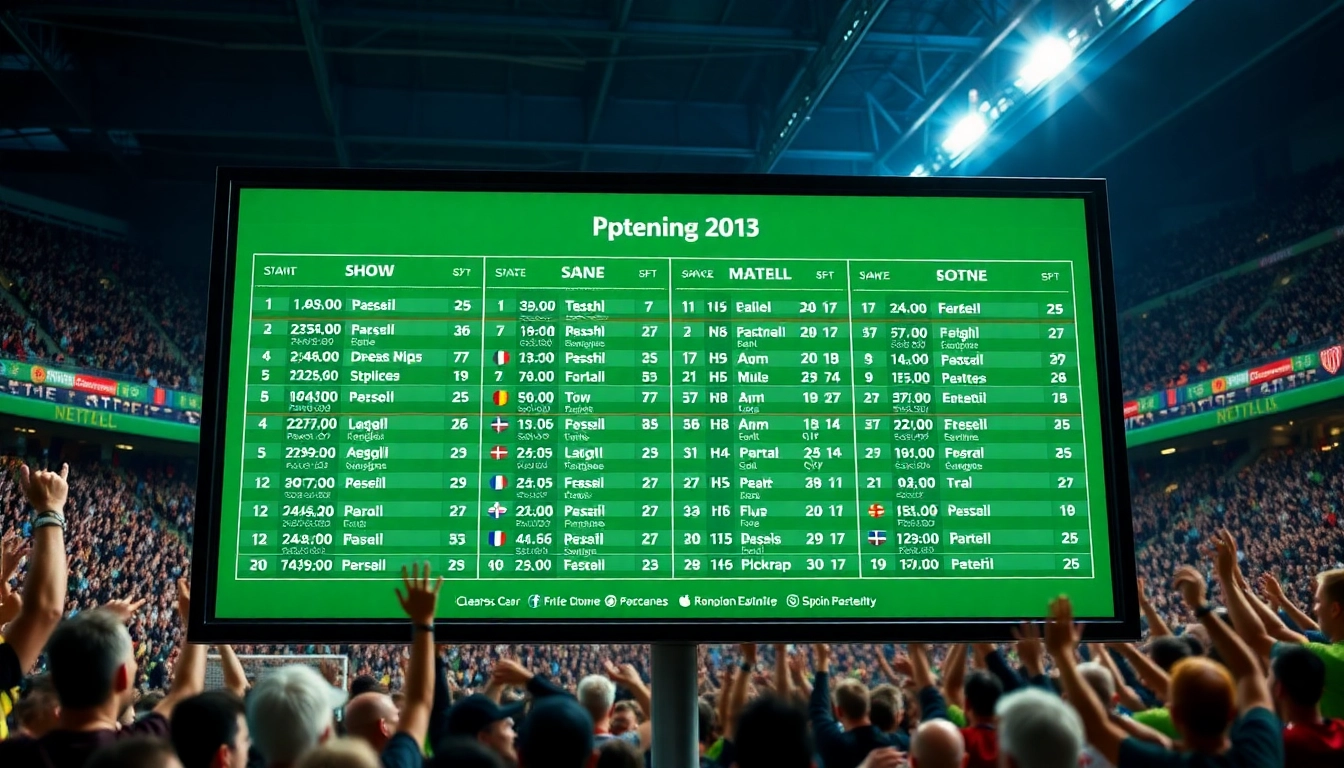 Jadwal bola: Panduan Lengkap Pertandingan dan Waktu