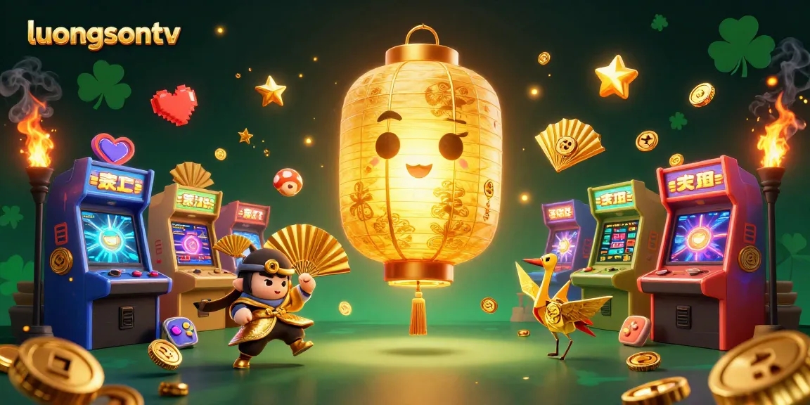 luongsontv enhances the excitement of online gaming with golden lantern spirit and vibrant arcade elements
