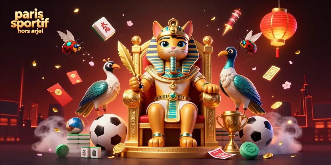 Découvrez le pharaon égyptien et son ibis tandis qu'ils s'avancent dans le monde des paris sportifs hors arjel.