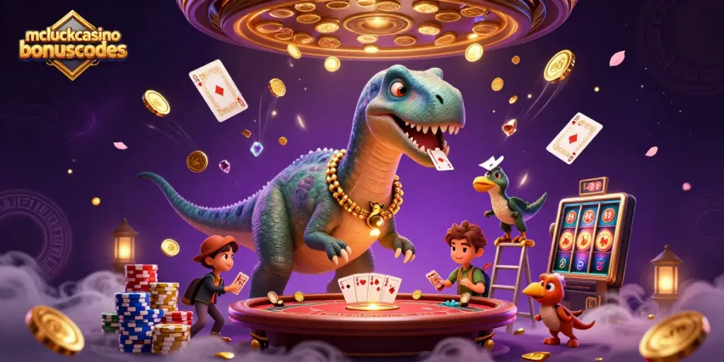 Engage with the thrilling mcluckcasinobonuscodes illustration showcasing vibrant casino elements.