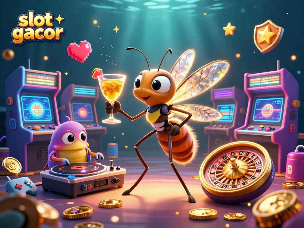 Slot gacor mendatangkan keseruan kasino dalam ilustrasi digital 3D yang menghidupkan hewan prasejarah.