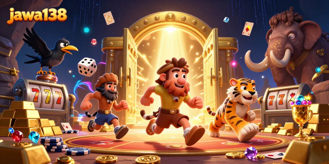 Experience thrilling gameplay at jawa138 with our unique prehistoric casino scene.