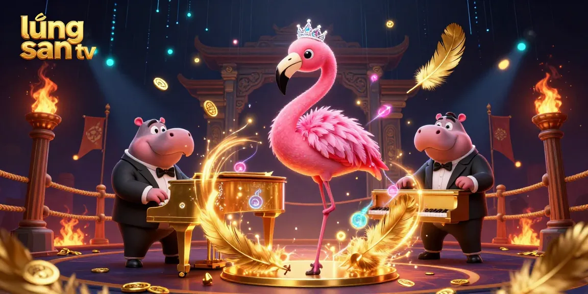 lương sơn tv showcases a vibrant 3D scene with casino characters enjoying an exciting betting experience.