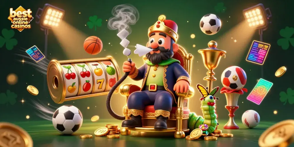 Experience the excitement of the best aussie online casinos with vibrant games and features showcased.