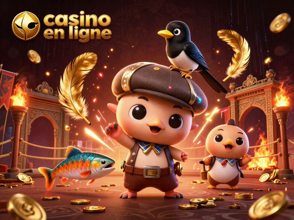 Jouez sur un casino en ligne avec des animations dynamiques et des personnages amusants.