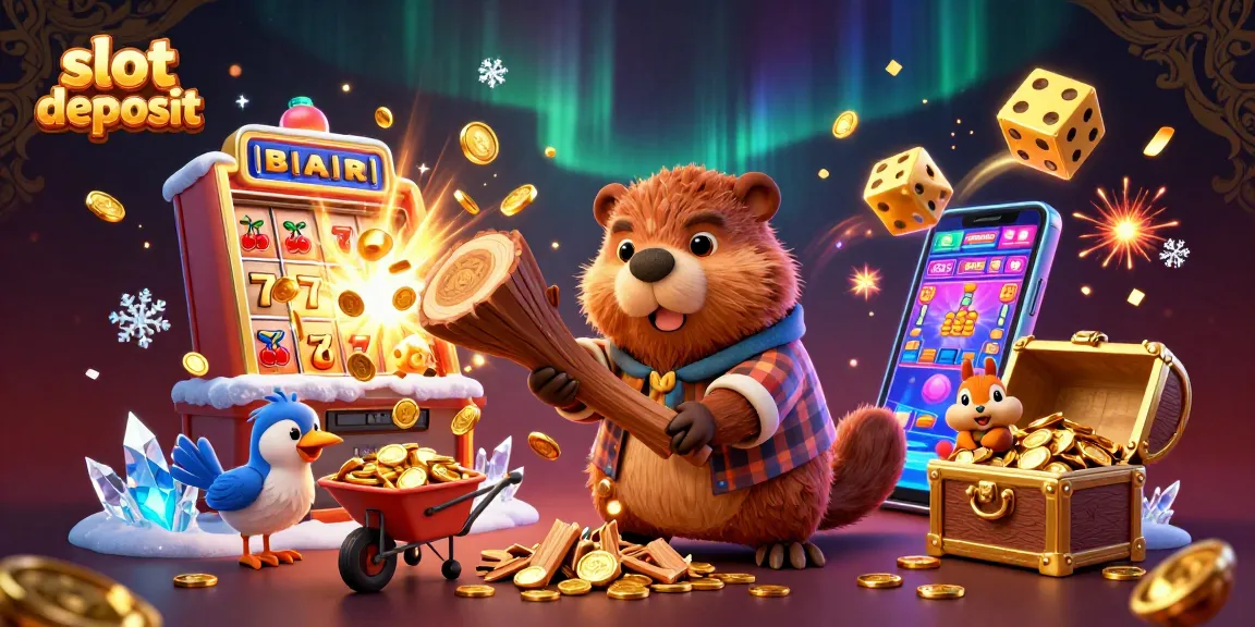 Menangkan slot deposit dengan mudah sambil melihat berang-berang memotong pohon yang hujan koin emas dan mesin slot meledak saat bermain.