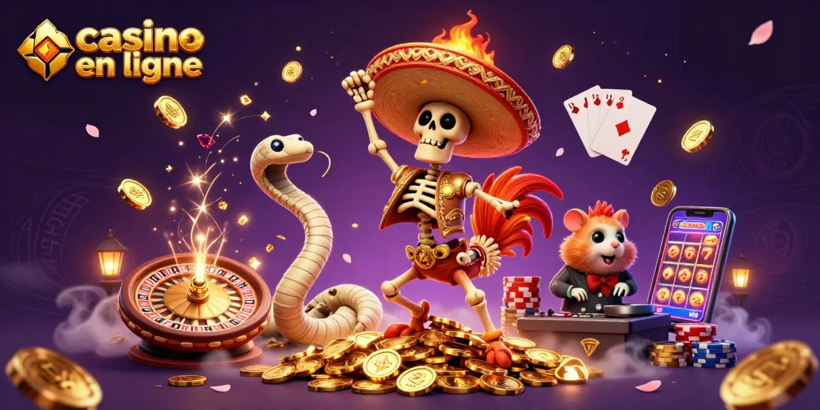 Gagner des jackpots au casino en ligne avec une illustration dynamique de la célébration de gains.