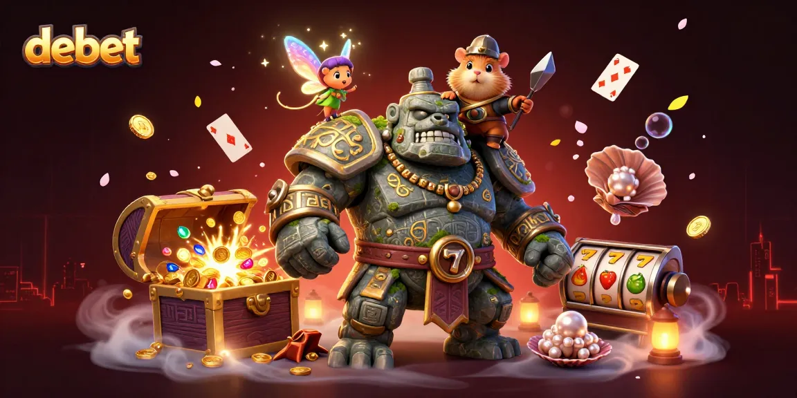Engage with debet's vibrant casino adventure featuring dynamic characters and exciting game elements.