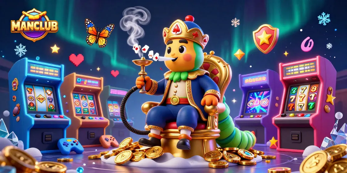 Watch as the MANCLUB caterpillar master spins smoke rings forming poker hands in a rich gaming atmosphere.