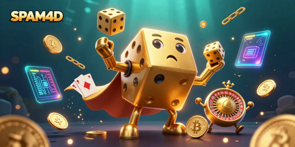SPAM4D melakukan kemenangan besar dengan dadu emas raksasa dan elemen kasino digital yang menarik