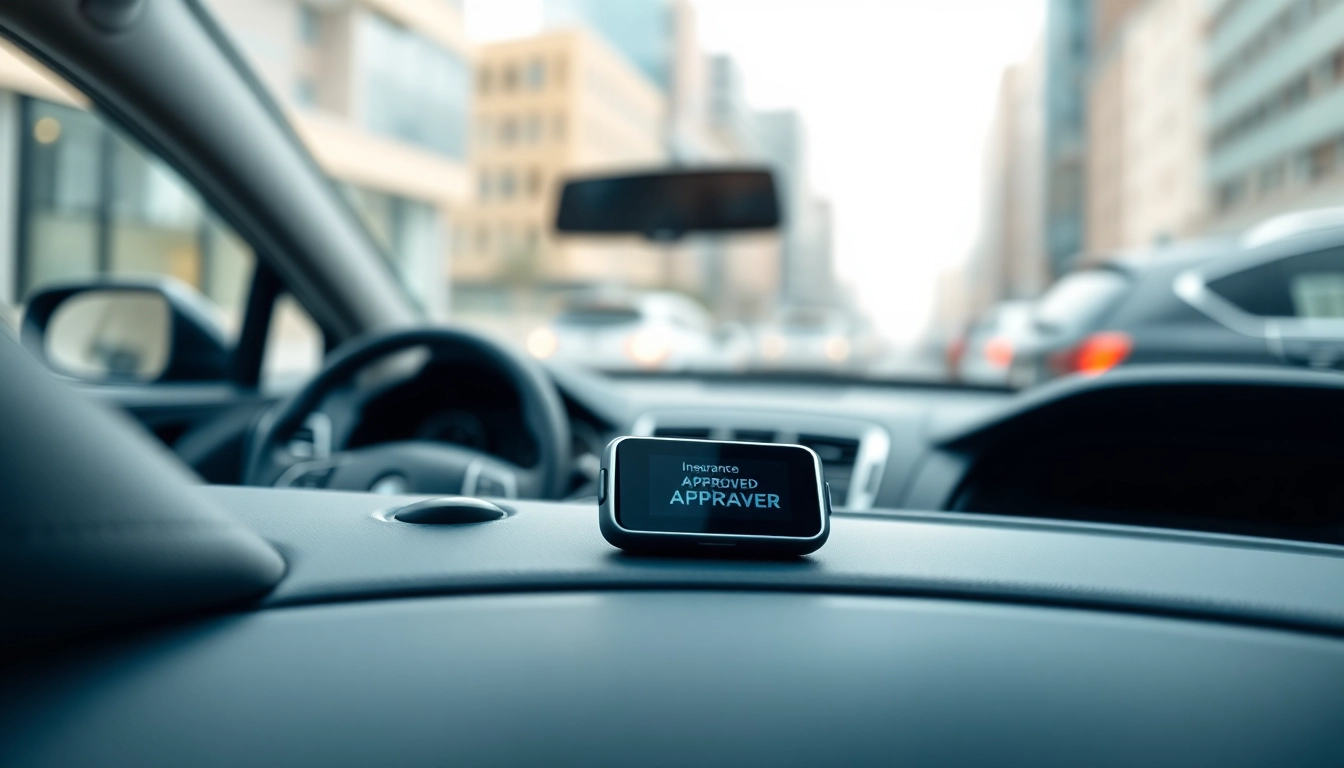 Showcasing Insurance approved trackers installed in a modern vehicle for enhanced security.