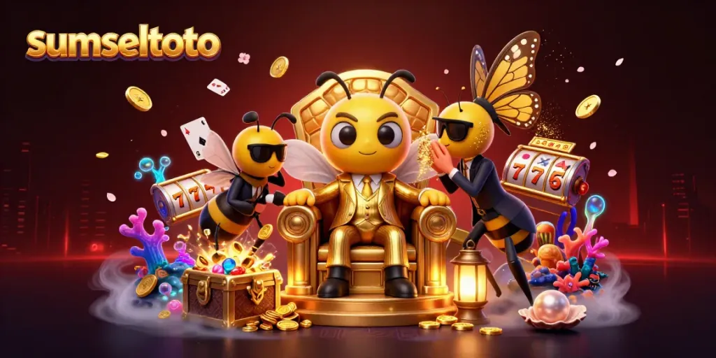 Join the sumseltoto experience with VIP gameplay, featuring bumblebee boss, gold coins, and dynamic slot elements.