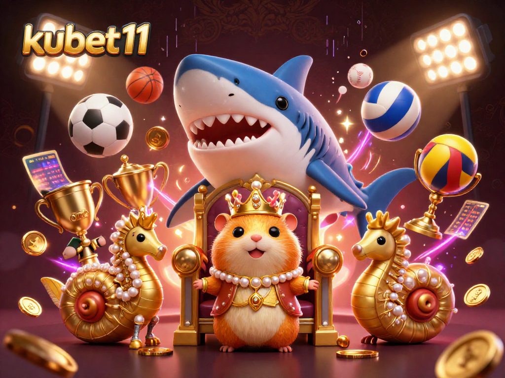 Witness kubet11's thrilling gaming universe with a fierce hamster king and dynamic sports elements.