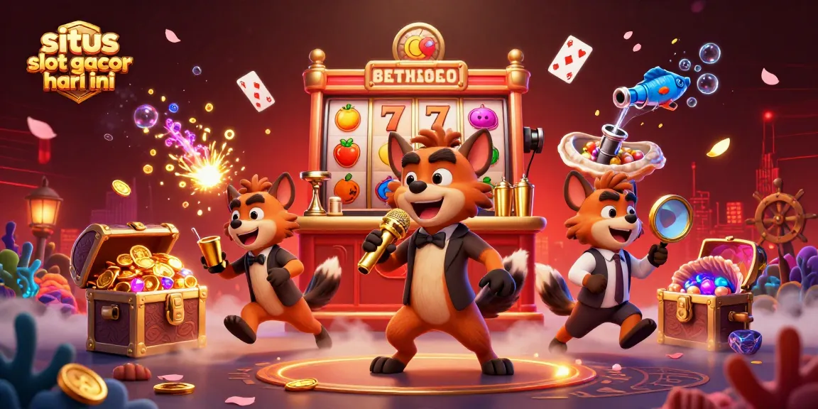 Experience the fun at situs slot gacor hari ini with hyenas running a casino club, showcasing dynamic game elements and humor.