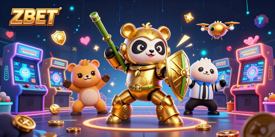 Engage in exciting gaming adventures with ZBET featuring dynamic characters and vibrant casino elements.