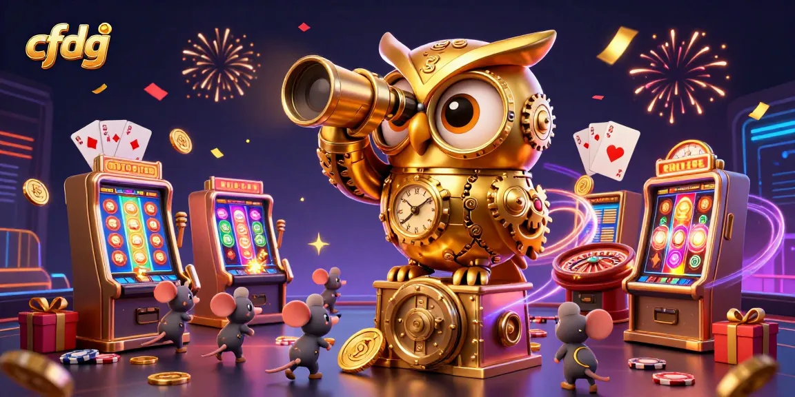 Engage in thrilling gambling activities at cfdg with an exciting 3D casino scene featuring colorful visuals.