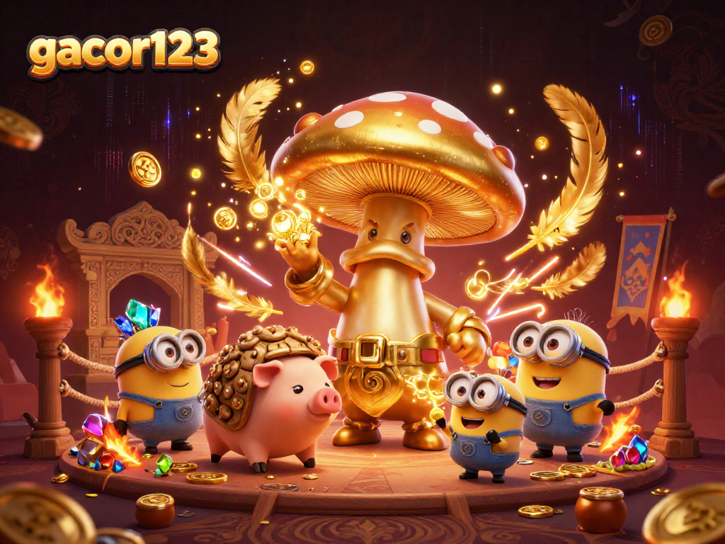 Experience the magic of gacor123 as the golden wizard transforms the casino world into gold.