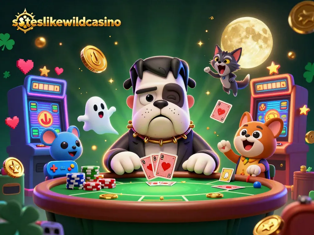 Enjoy thrilling gameplay at siteslikewildcasino with vibrant slots, lively characters, and exciting card dealing action.