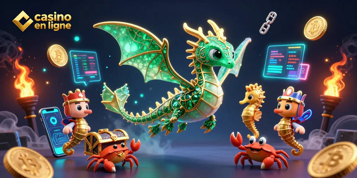 Jouez à des jeux de casino en ligne captivants avec des créatures marines fascinantes.
