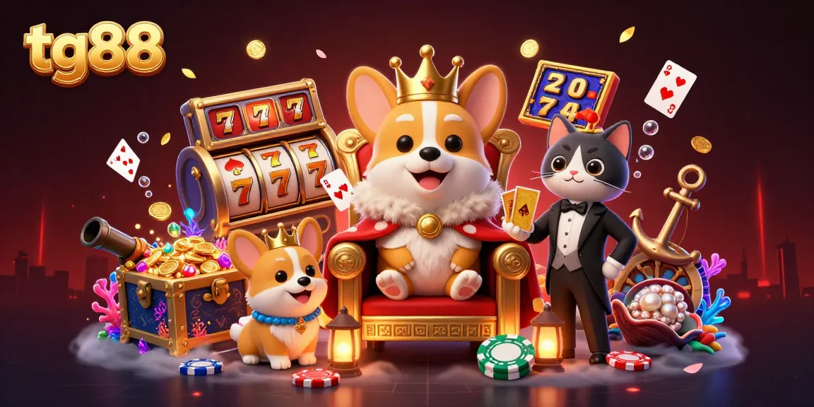 Play and win big at tg88's thrilling online casino with colorful slot games and a royal atmosphere.